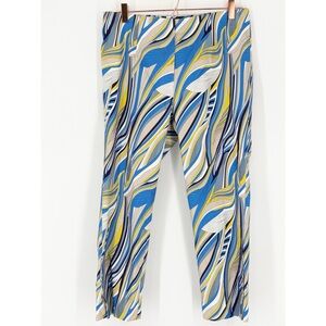 Insight Multi Color Pant Size 10 Stretch Waistband.